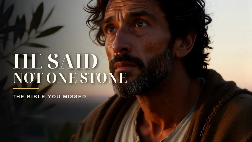 Episode 1 thumbnail: He said not one stone